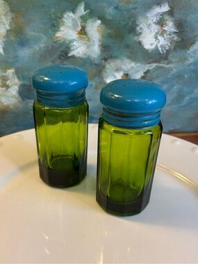 Vintage Takashi Glass Salt Pepper Shakers